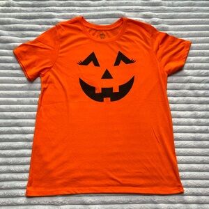 Celebrate It Orange Pumpkin Face Tee